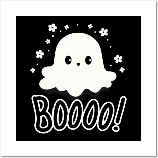 Cute Boo Halloween Design Posters and Art